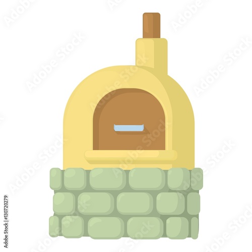 Oven icon. Cartoon illustration of oven vector icon for web