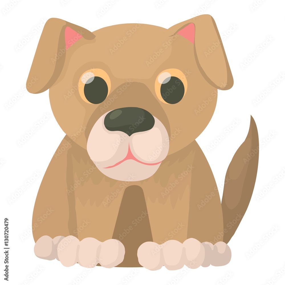 Fototapeta premium Dog icon. Cartoon illustration of dog vector icon for web