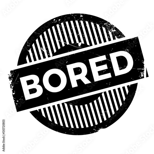 Bored rubber stamp