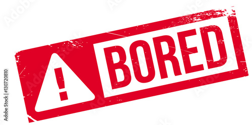Bored rubber stamp