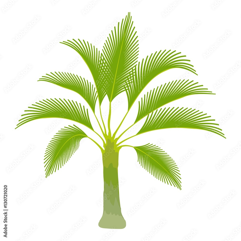 Obraz premium Spreading palm icon. Cartoon illustration of spreading palm vector icon for web