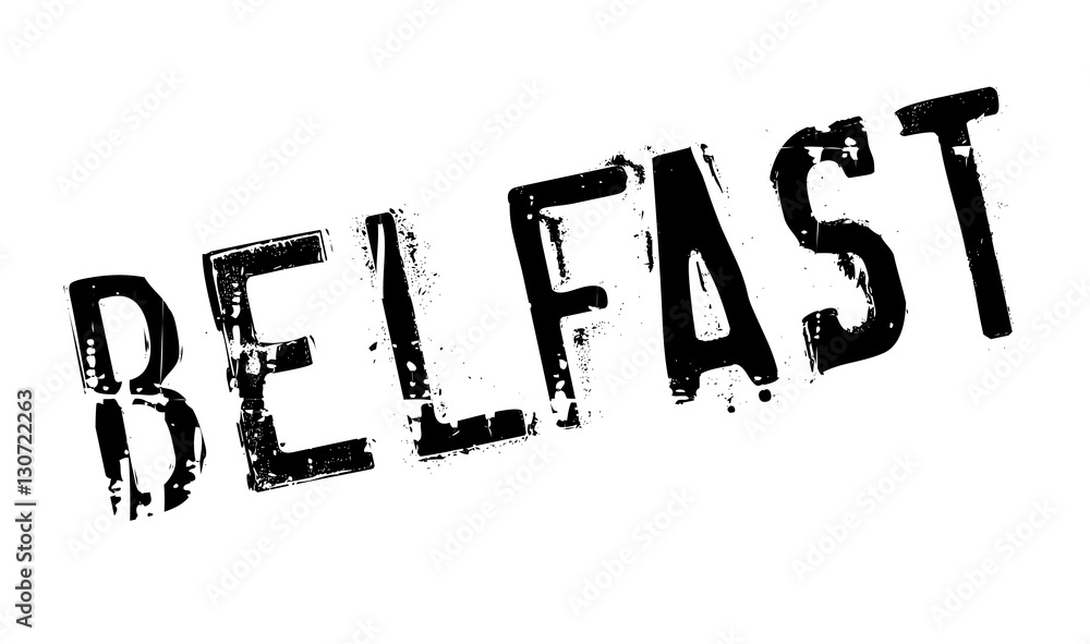 Belfast stamp rubber grunge Belfast stamp rubber grunge