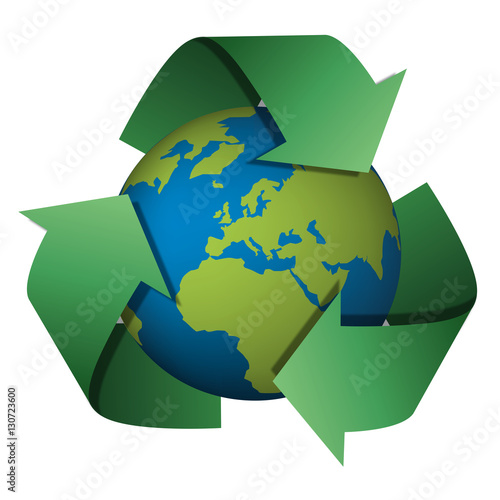Recyclage - écologie - Terre
