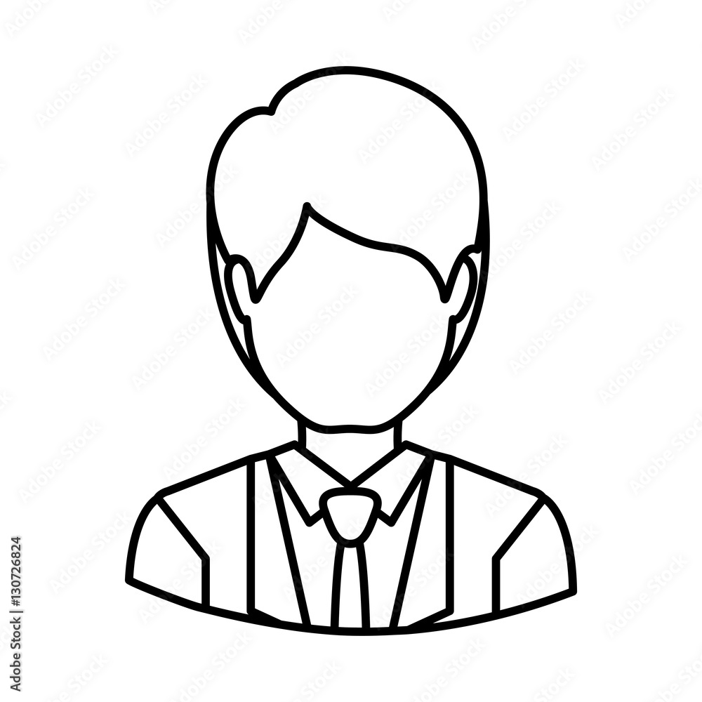 Man icon. Male avatar person people and human theme. Isolated design. Vector illustration Man icon. Male avatar person people and human theme. Isolated design. Vector illustration
