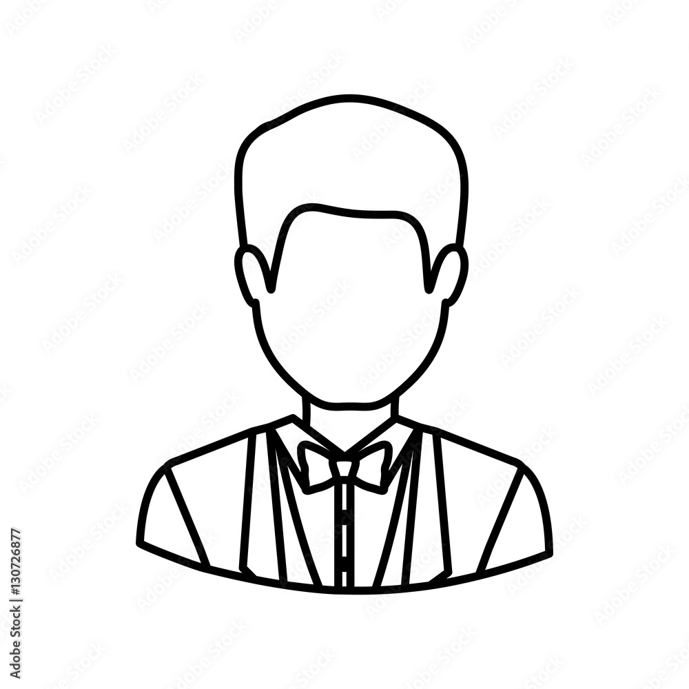 Man icon. Male avatar person people and human theme. Isolated design. Vector illustration Man icon. Male avatar person people and human theme. Isolated design. Vector illustration