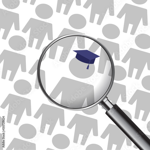 employment benefit education: a man with education among the crowd