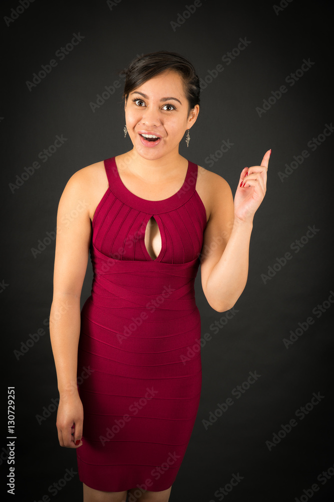 Beautiful woman doing different expressions in different sets of clothes: idea Beautiful woman doing different expressions in different sets of clothes: idea