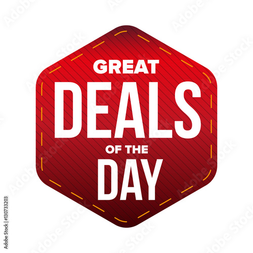 Great Deals of the Day vector