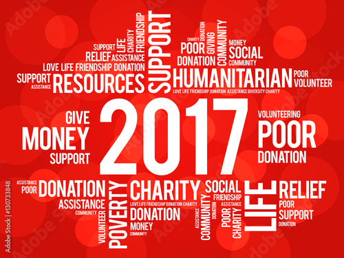 2017 help word cloud concept background