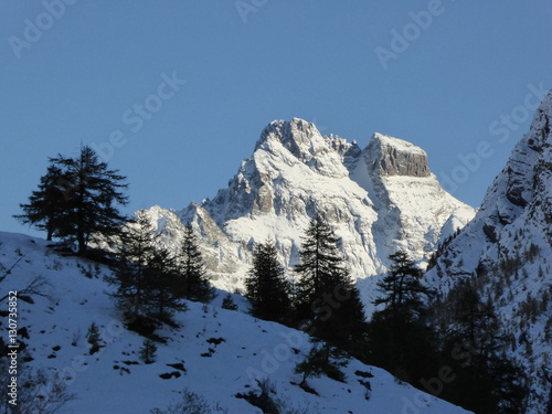 Mont Viso vu du Haut-Guil