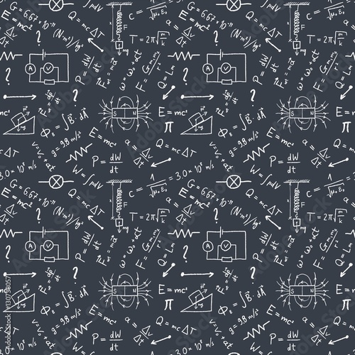 Science seamless background
