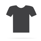 T-shirt Icon on white background. T-shirt Icon sign.