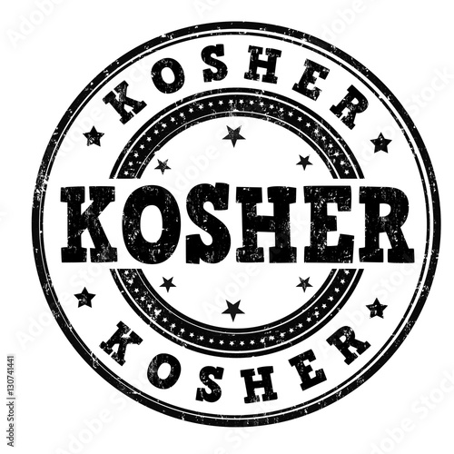 Kosher sign or stamp