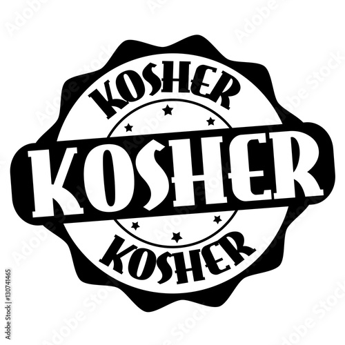 Kosher sign or stamp