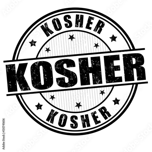 Kosher sign or stamp