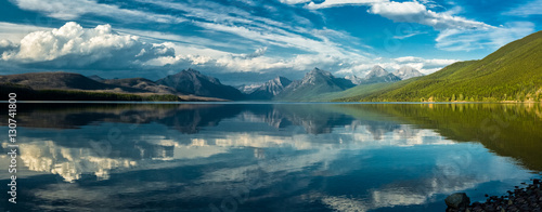 Canvas Print Lake McDonald in Glacier National Park, Montana