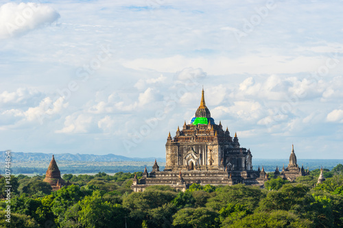 That Byin Nyu monastery reconstruction after earthquake, Bagan,