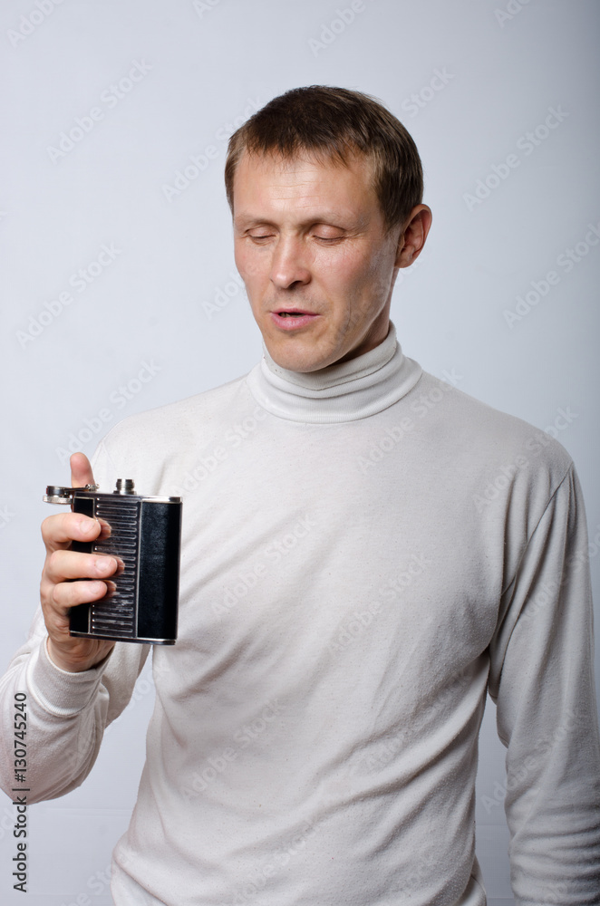 the man with the flask of water the man with the flask of water