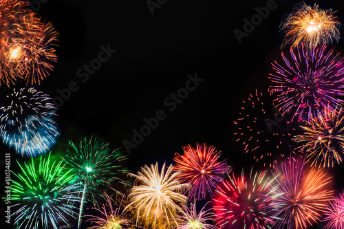 Feuerwerk als Hintergrund