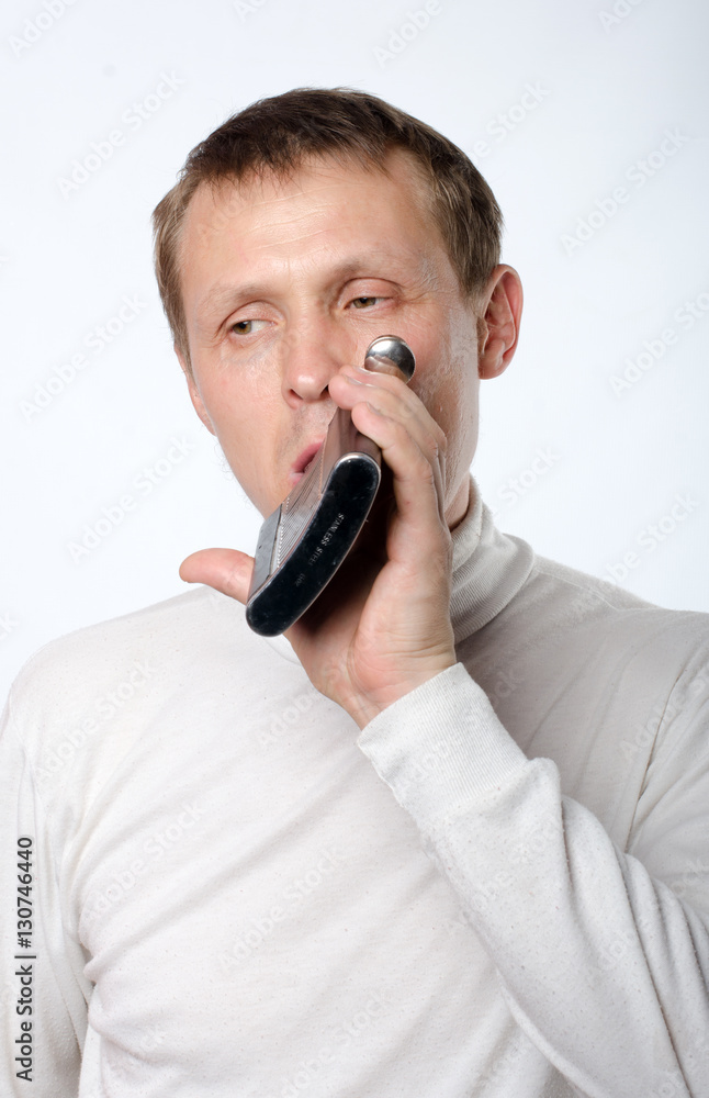 the man with the flask of water the man with the flask of water