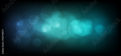 blue bokeh background 