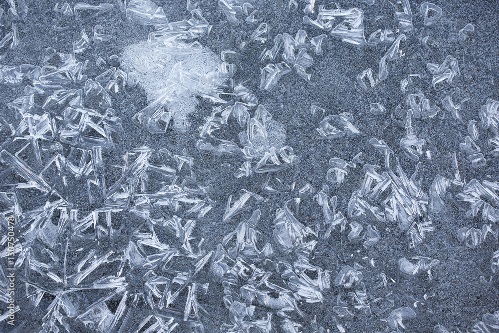 Abstract art from nature. Detailed ice structures on sunset. Abstract art from nature. Detailed ice structures on sunset.