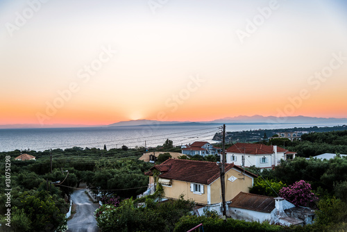 Sunset In Greece