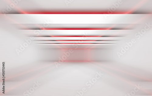 3 dimensional red and white background