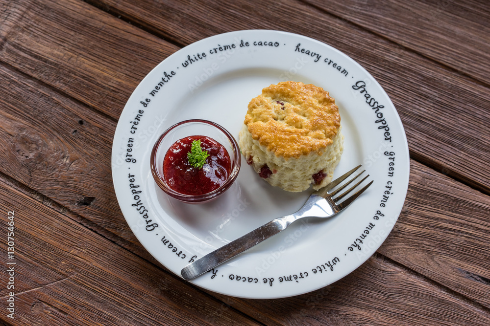 scones with jam strawberry scones with jam strawberry