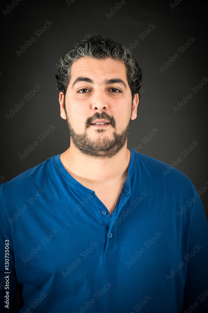 Handsome man doing different expressions in different sets of clothes: love Handsome man doing different expressions in different sets of clothes: love