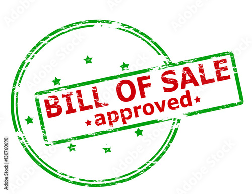Bill of sale approved