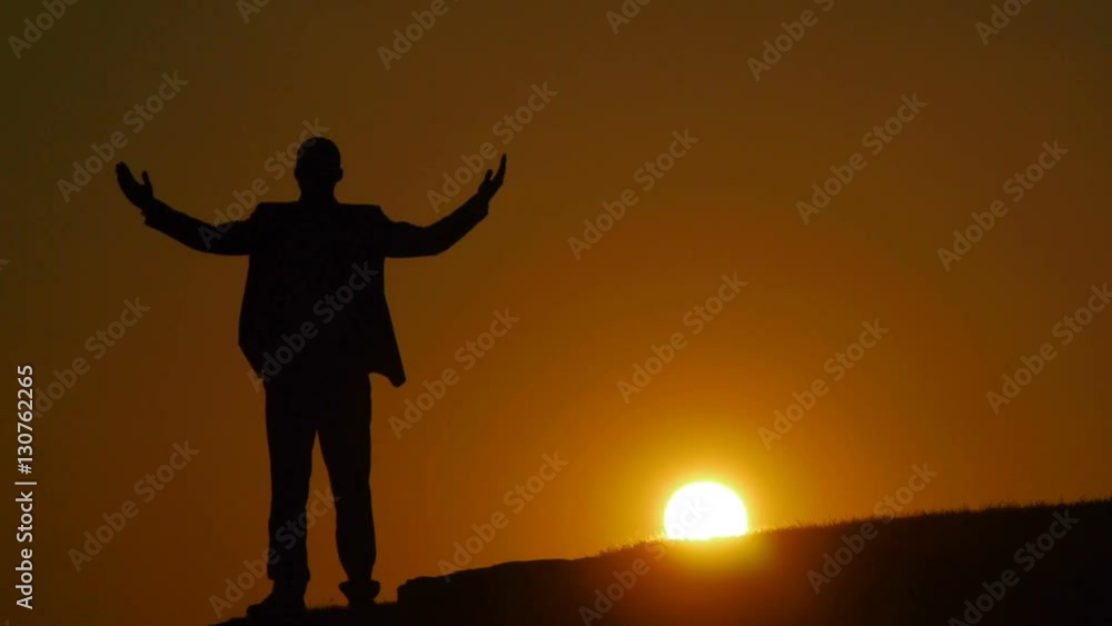 leisure activity at sunset. silhouette of man. person people. leisure activity at sunset. silhouette of man. person people.