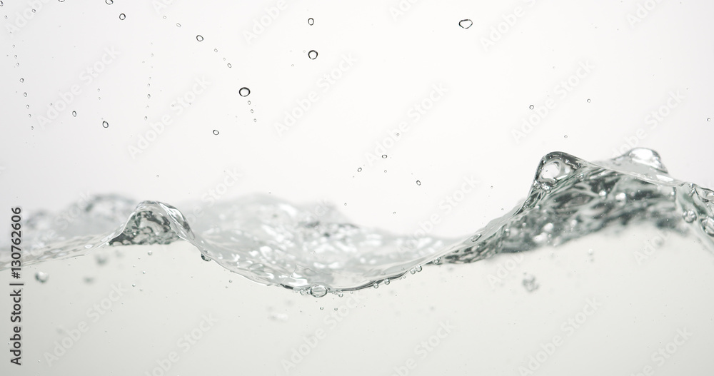 clear water waves and splashes side view clear water waves and splashes side view