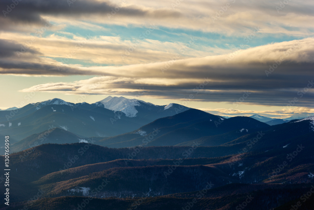 winter mountains