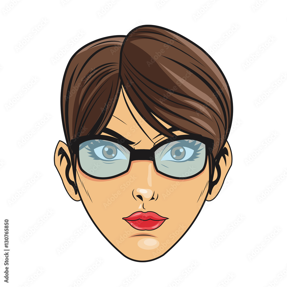 Woman cartoon icon. Girl female avatar person people and human theme. Isolated design. Vector illustration Woman cartoon icon. Girl female avatar person people and human theme. Isolated design. Vector illustration