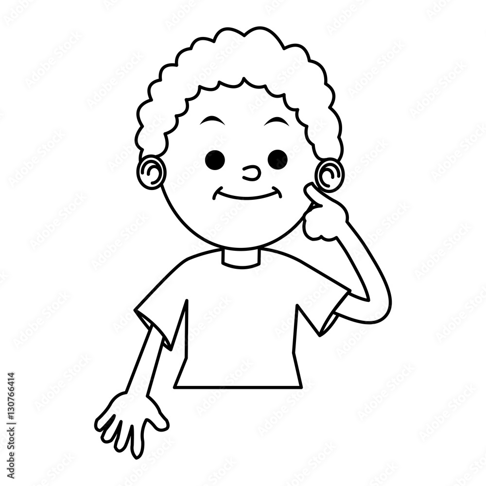 Boy cartoon icon. Kid childhood little and people theme. Isolated design. Vector illustration Boy cartoon icon. Kid childhood little and people theme. Isolated design. Vector illustration