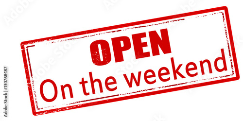 Open on the weekend