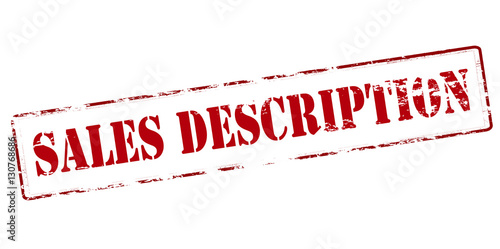 Sales description
