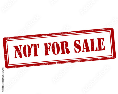 Not for sale