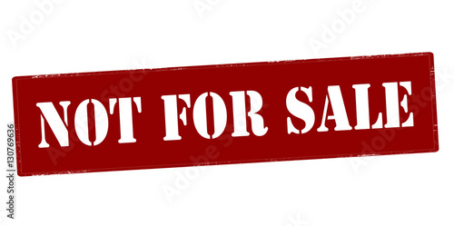 Not for sale