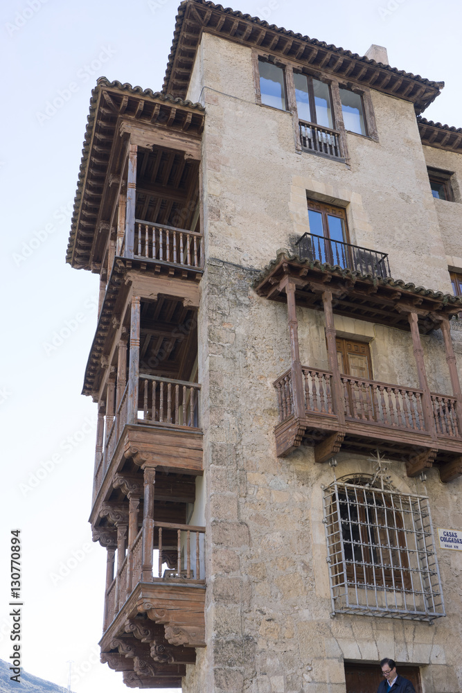Enchanted city of Cuenca, in Spain. Famous for the hanging house