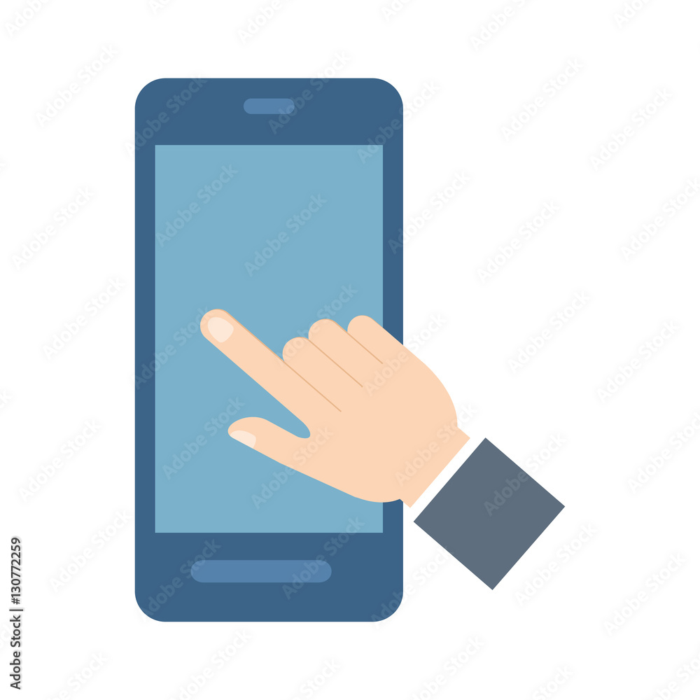smartphone hand touch payment digital vector illustration eps 10 smartphone hand touch payment digital vector illustration eps 10