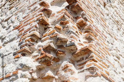 Weathered Stonewall Background from a Castle Wall