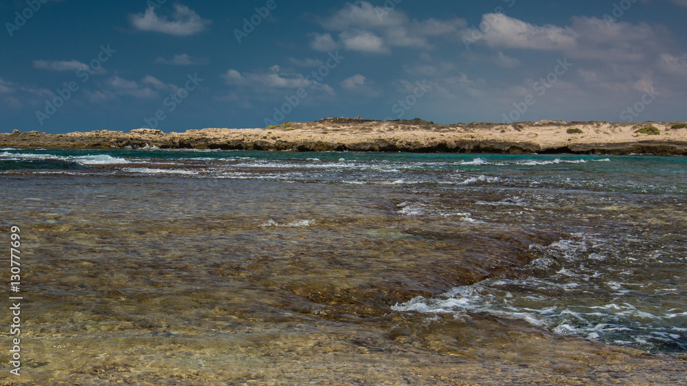 Sea view. Panorama of sea and sky. Sea idyll. Sea view. Panorama of sea and sky. Sea idyll.