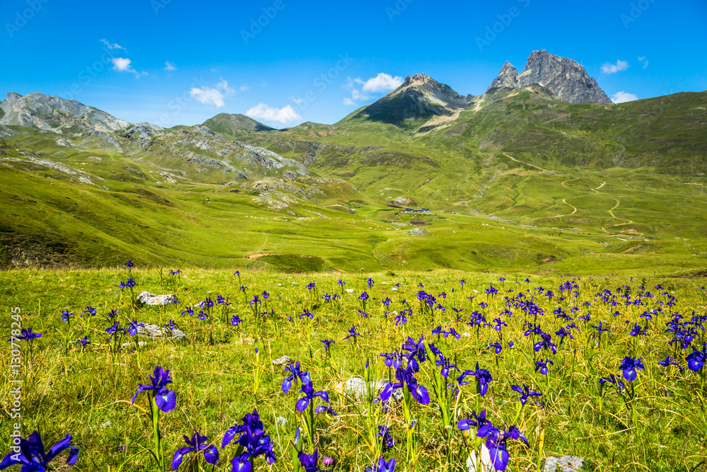 Pyrenees mountains frontera del Portalet, Huesca, Aragon, Spain