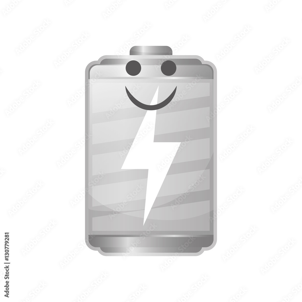 Rechargeable electric battery icon vector illustration graphic design