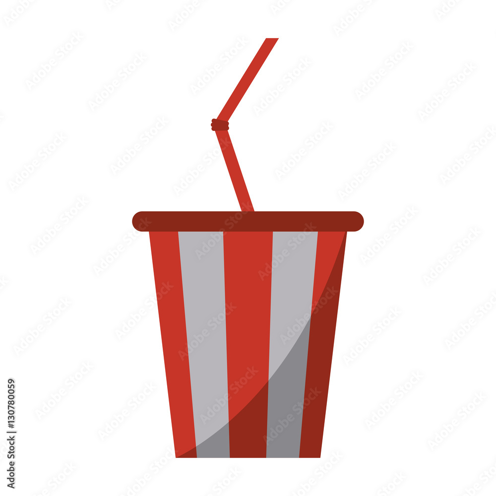 plastic cup soda with straw drink american football vector illustration eps 10 plastic cup soda with straw drink american football vector illustration eps 10