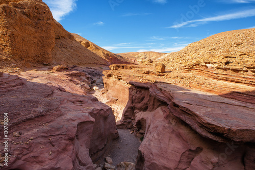 The Red Canyon tourist attraction in the Eilat Mountains, Israel © andras_csontos