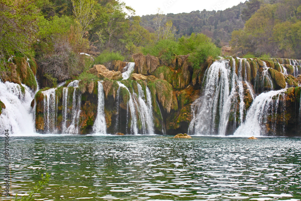 Obraz premium Waterfall on Krka river