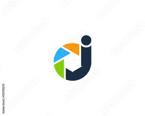 Free Download Letter J Photo Logo Design Template Element - GFXLoad